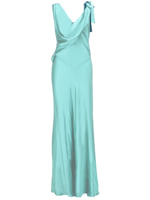 sky blue silk blend charmeuse Alberta Ferretti | AF041116190338